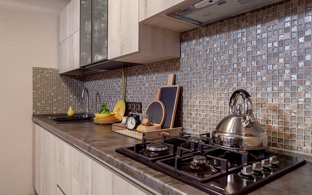 Кухня Стоун Вуд Space Line