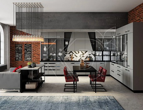 Кухни мдф в стиле модерн