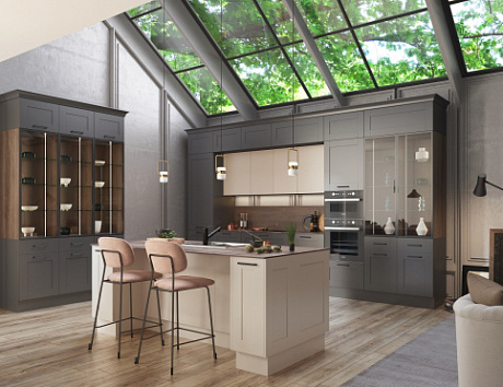 Коричневая кухня в Клину