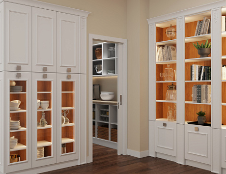 Светлая кухня в Екатеринбурге