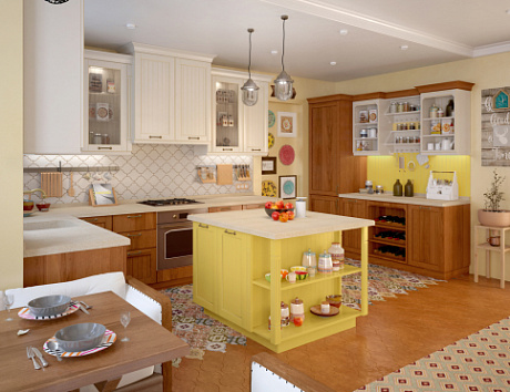 угловой кухни