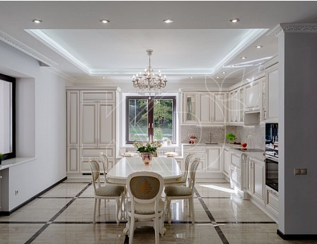 Современные угловые кухни