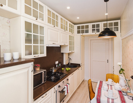 Бежевая кухня в Нальчике