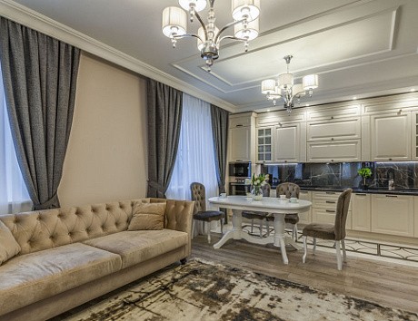 Светлая кухня в Арзамасе