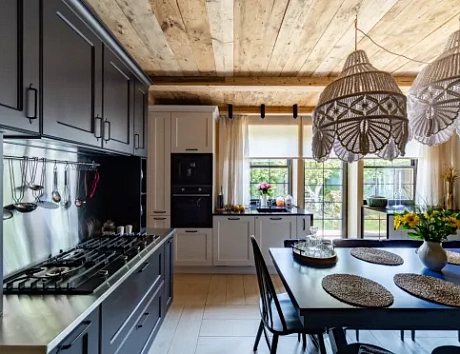 Синяя кухня в Санкт-Петербурге