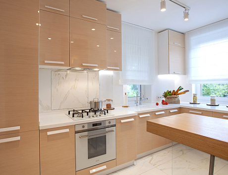 Светлая кухня в Обнинске