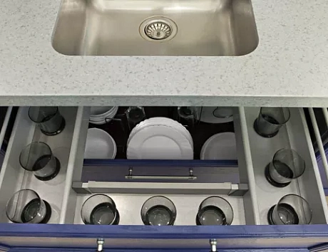 Синяя кухня в Наро-Фоминске