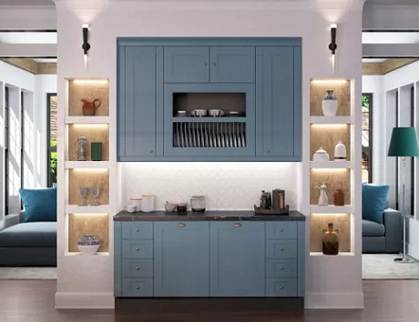 Синяя кухня в Казани