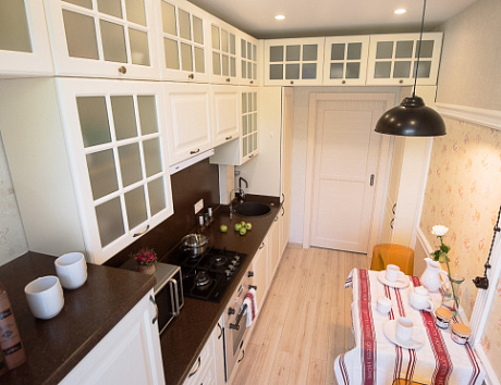 Светлая кухня в Воронеже