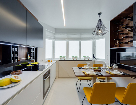 Белая кухня в Санкт-Петербурге