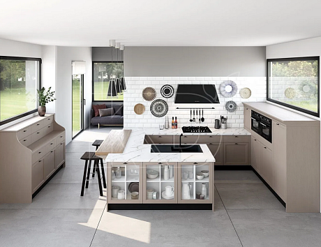 Интерьер кухни классика