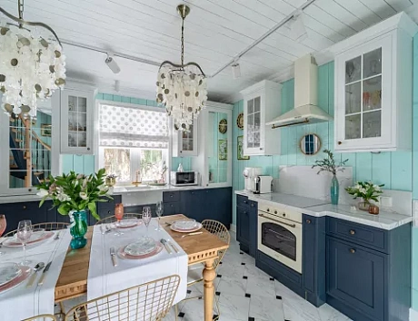 Синяя кухня в Наро-Фоминске