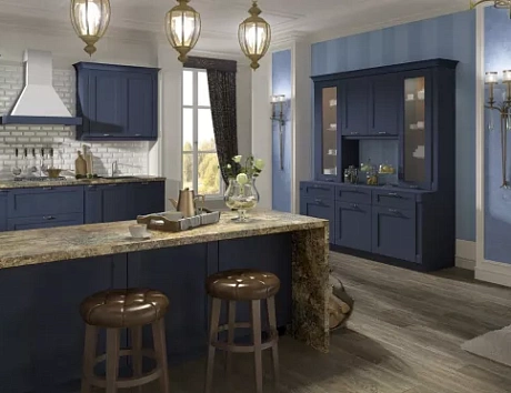 Синяя кухня в Наро-Фоминске