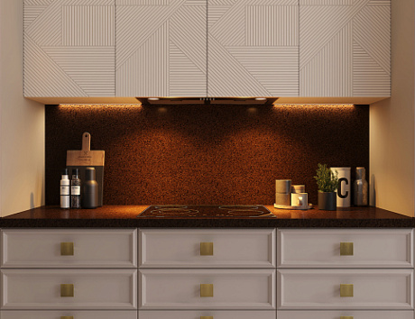 Светлая кухня в Санкт-Петербурге