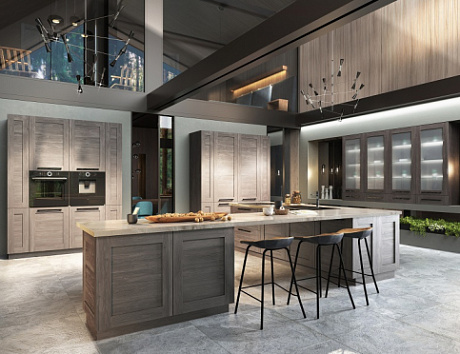 Коричневая кухня в Чите