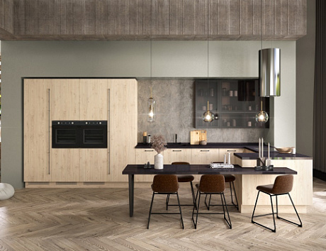 Бежевая кухня в Нальчике