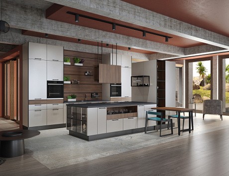 Светлая кухня в Арзамасе