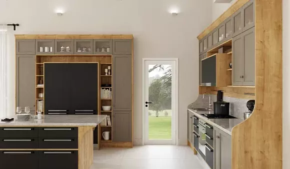 Коричневая кухня в Мурманске