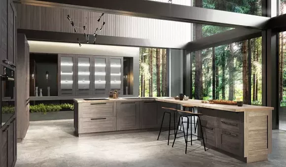 Коричневая кухня во Владикавказе