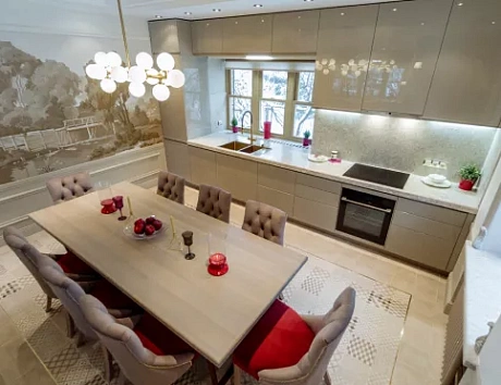 Глянцевая кухня в Ростове-на-Дону