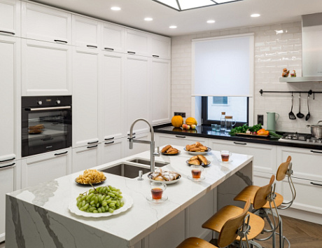 Белая кухня в Санкт-Петербурге