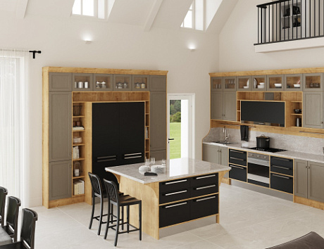 Коричневая кухня в Чите