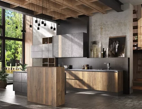 Серая кухня в Санкт-Петербурге