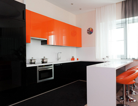 Глянцевая кухня в Твери