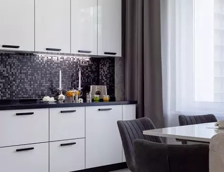 Глянцевая кухня в Анапе