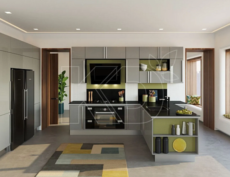 Угловые кухни модерн