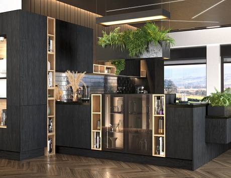 Черная кухня в Новосибирске