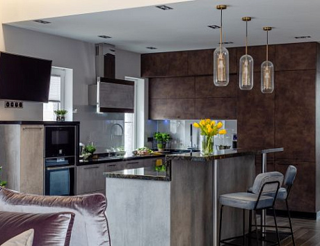 Выбор фартука для кухни