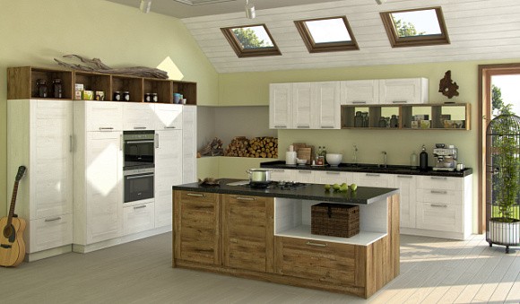 Белая кухня в Липецке