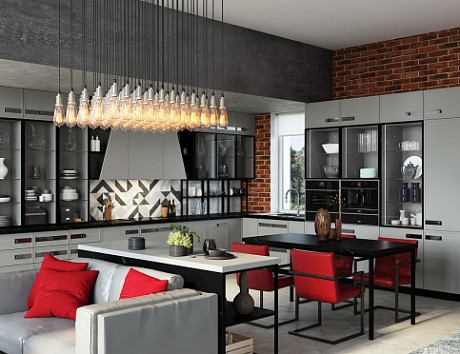 Большие кухни