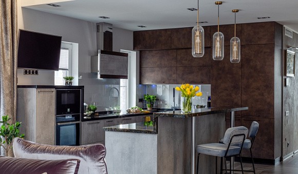 Коричневая кухня во Владикавказе