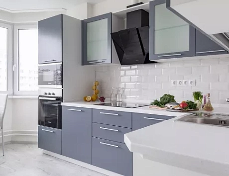 Серая кухня в Егорьевске