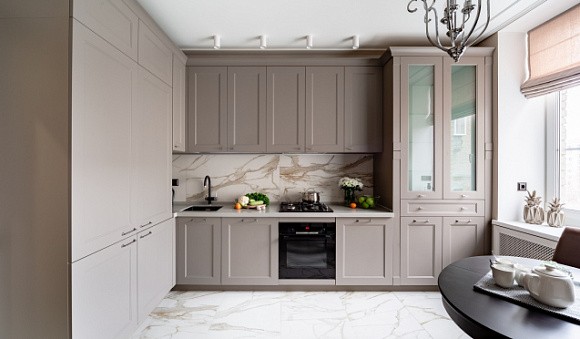 Серая кухня в Егорьевске