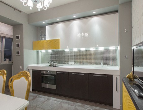 Глянцевая кухня в Анапе