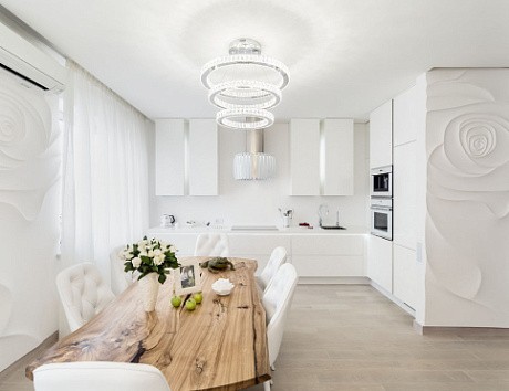 Глянцевая кухня в Анапе