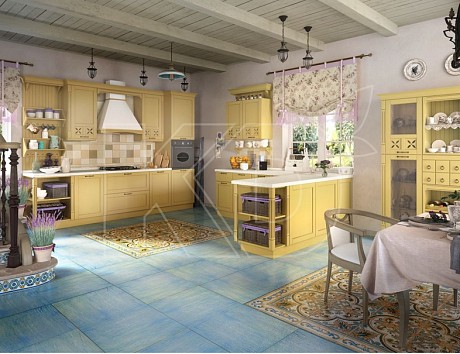 Угловые кухни для дачи