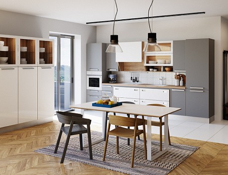 Светлая кухня в Арзамасе