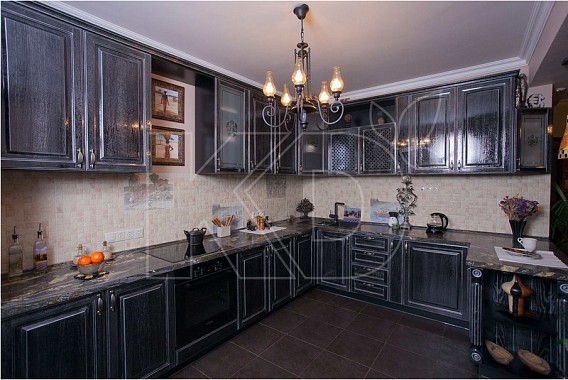 Элитные угловые кухни