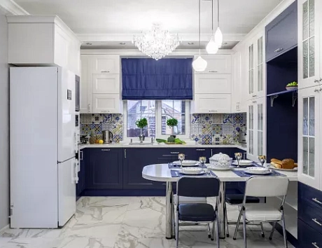 Синяя кухня в Казани