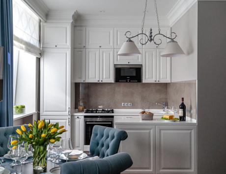 Дизайн стен на кухне